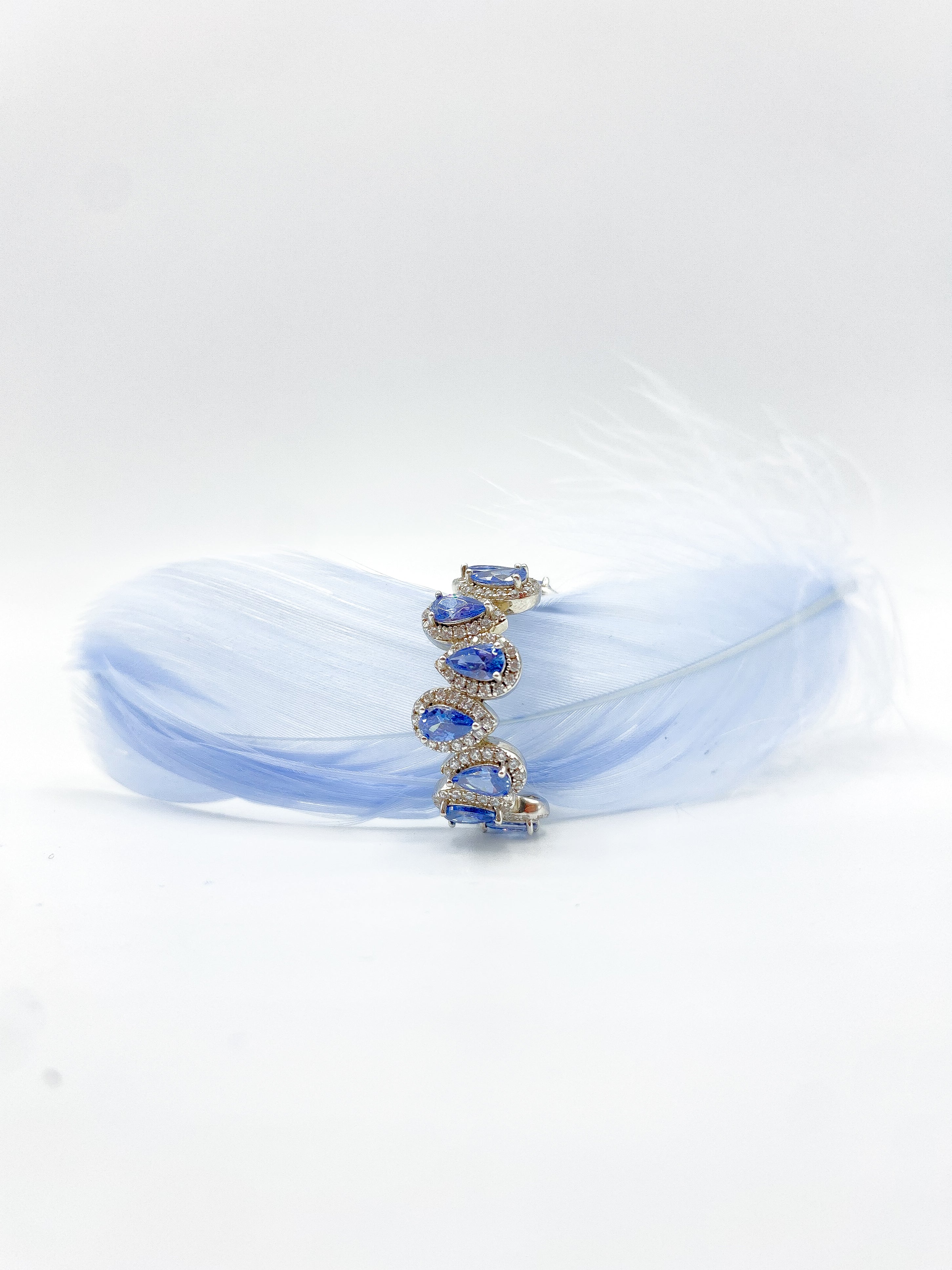 Anello Goccia Azzurra
