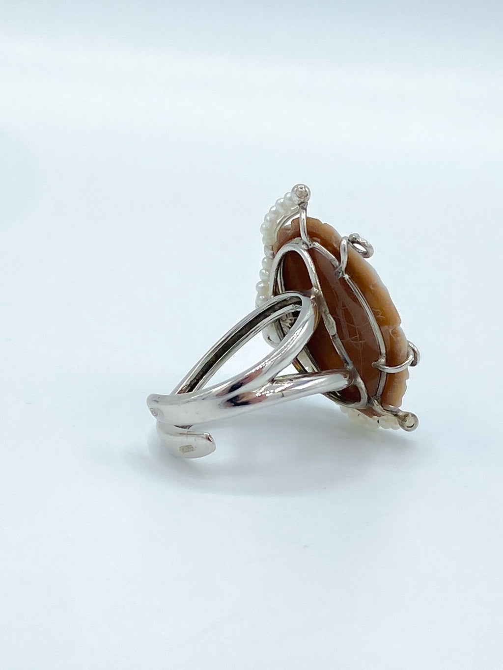 Anello Cammeo Fiori