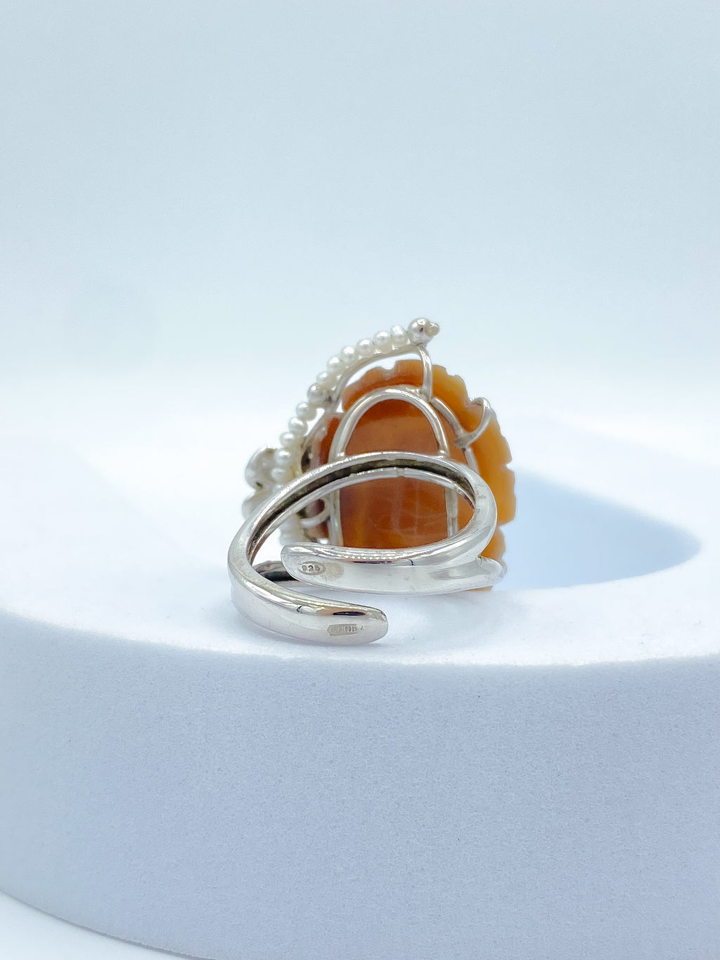 Anello Cammeo Fiori