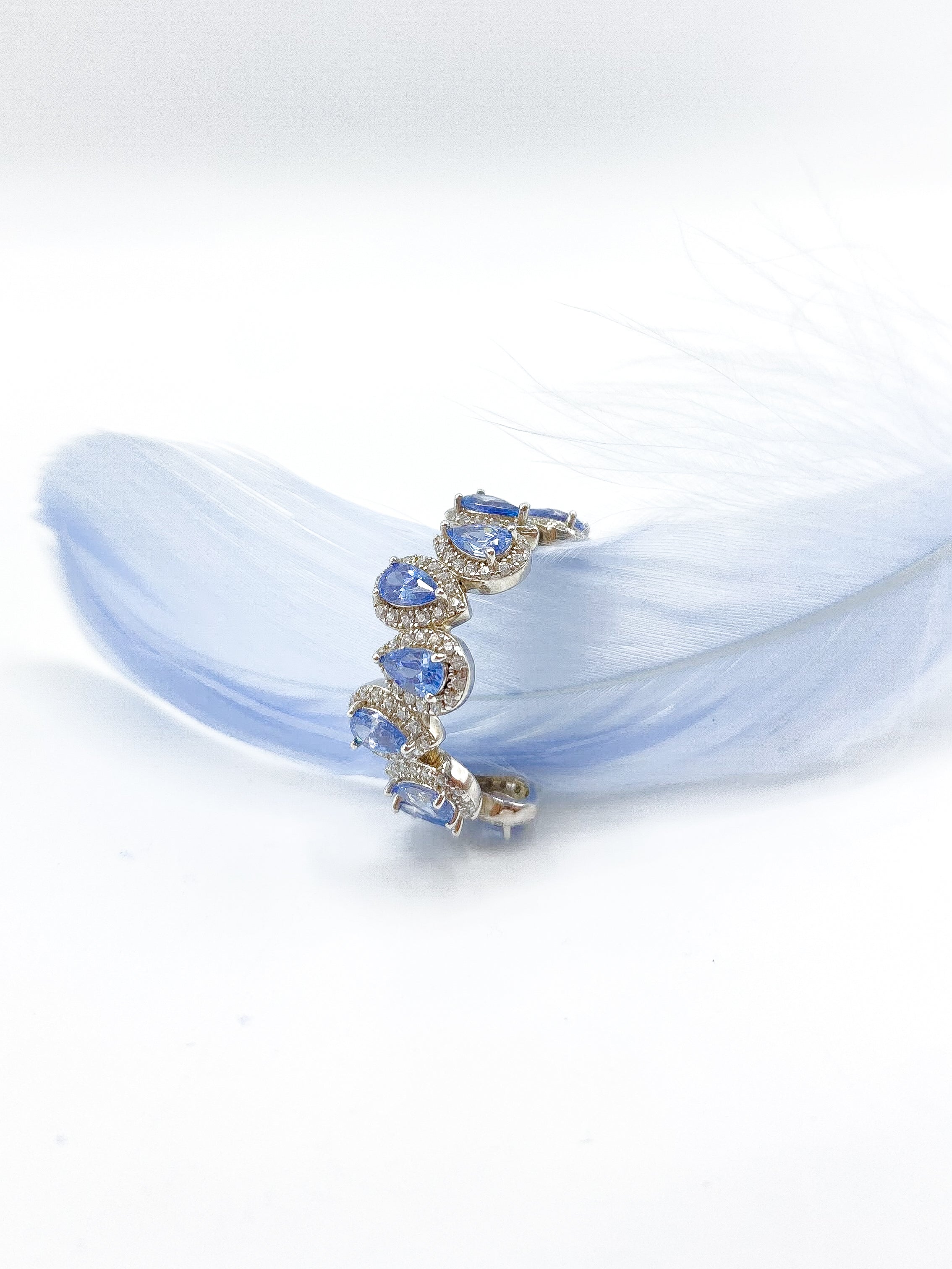 Anello Goccia Azzurra